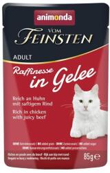 Animonda Vom Feinsten Raffinesse In Gelee csirke & marhahús aszpikban 12 x 85 g