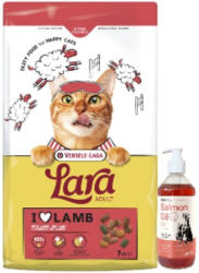 Versele-Laga VERSELE-LAGA Lara Adult Lamb 7 kg - felnőtt macskáknak való táplálék bárányhússal + LAB V Lazacolaj kutyáknak és macskáknak 500 ml