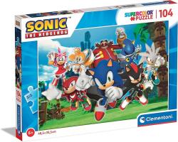 Clementoni Puzzle 104 db Supercolor - Sonic 2022 (CL27159)