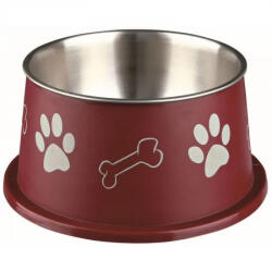 TRIXIE műanyaggal bevont fém tál spánielnek 0, 9l/19cm