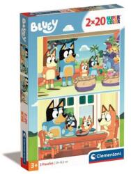 Clementoni Puzzle 2X20 db Supercolor - Bluey (CL24807)