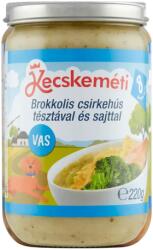Kecskeméti Bébiétel Brokkolis Csirkehús Tészta Sajt Ízesítéssel 8 Hónapos Kortól 220 g