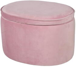 Roba Светлорозов кадифен бебешки пуф Lil Sofa - Roba (450140MA)