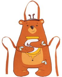 Tiseco Home Studio Детска престилка, изработена от рециклиран памук Honey - Tiseco Home Studio (9524HONEY)