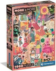 Clementoni Puzzle 1000 db More Is More Fashion And Design (CL37071) - hellojatek
