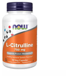 NOW L-Citrulline 750 mg 90 db vegán kapszula