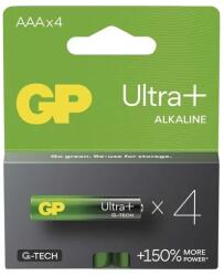 GP Batteries Ultra Plus Alkáli elem AAA LR03 mikroceruza 4db B03114