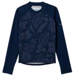 Columbia Sandy Shores Printed LS Sunguard Youth Tricou cu mânecă lungă Coll Navy Pasteled Tonal, Coll Navy 472 S