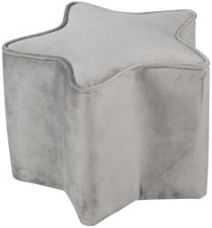 Roba Светлосиво кадифено бебешко пуфче Lil Sofa - Roba (450131GA)