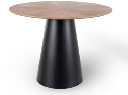  ANGEL 120 kerek étkezőasztal - tölgy / fekete (10000013740)