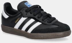 adidas Originals gyerek bőr sportcipő SAMBA OG - fekete 33