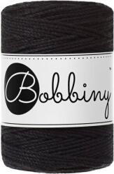 Bobbiny 3PLY Macramé Rope 1, 5 mm 100 m Black Șnur (TD-E004)