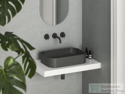 RAVAK Ceramic 550 SLIM R kerámia mosdó, matt antracit XJX03155003 (XJX03155003)