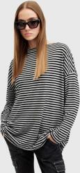 AllSaints felső RITA STRIPE TEE - szürke XS