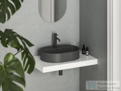 RAVAK Ceramic 55 O SLIM Shelf 55x40 cm-es kerámia mosdó, matt antracit XJX03155001 (XJX03155001)
