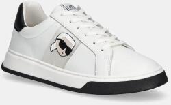 Karl Lagerfeld gyerek bőr sportcipő - fehér 39 - answear - 45 990 Ft