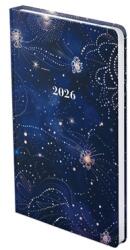 TopTimer Határidőnapló 2026 heti 13 x 21cm TOPTIMER Rainbow J018 Galaxis