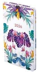 TopTimer Határidőnapló 2026 heti 13 x 21cm TOPTIMER Rainbow J018 Pálma 3D