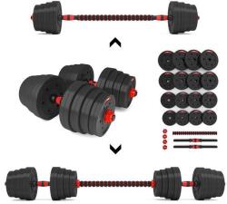 HMS Súlyzó rúdpálca HMS SGP30 fekete|vörös