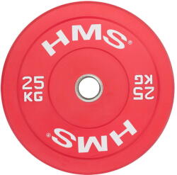 HMS Olimpiai bumper lemez HMS CBR 25 KG fehér|vörös Súlytárcsa