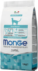 Monge Speciality Line Sterilised Monoprotein Száraz Macskatáp (Tőkehal) - 1, 5 kg