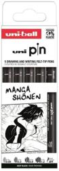 uni Pin Manga Shonen 5 darabos rajzmarker készlet (2UPIN5PASP013) - tintasziget