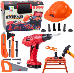 Barkács szerszámosláda akkumulátoros fúrókészlet 55 részes