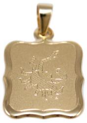 Ékszershop Mattított arany rák medál (1331903)