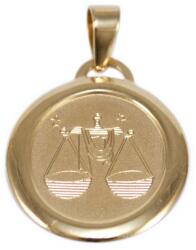 Ékszershop Mérleg mattított ovális arany medál (1331910)