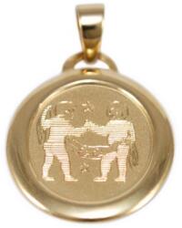 Ékszershop Ikrek mattított ovális arany medál (1331909)