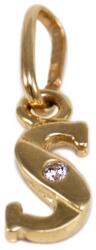 Ékszershop Köves S betű arany medál (1315431)