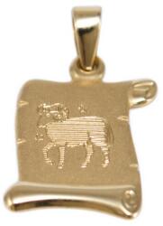 Ékszershop Kos pergamen arany medál (1331901)