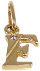 Ékszershop Köves E betű arany medál (1315417)