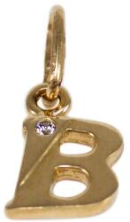 Ékszershop Köves B betű arany medál (1315419)