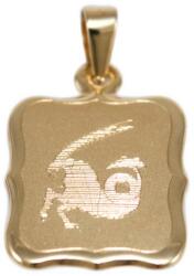 Ékszershop Mattított arany bak medál (1331904)