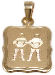 Ékszershop Mattított arany ikrek medál (1331905)