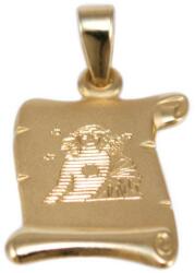 Ékszershop Szűz pergamen arany medál (1311152)