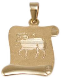 Ékszershop Kos pergamen arany medál (1331898)