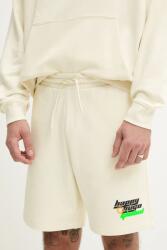 HUGO Blue pamut rövidnadrág - sárga M