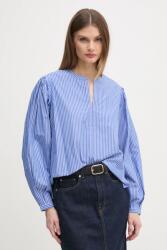 Tommy Hilfiger blúz pamutból - kék 36 - answear - 25 990 Ft