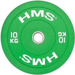 HMS Olimpiai bumper lemez HMS CBR 10 fehér|zöld Súlytárcsa