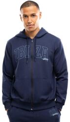 SIROKO Men Lifestyle Férfi kapucnis pulóver cipzárral IBZ Mares Stone Blue Kék kék