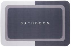 Bathroom Solutions Covoraș antiderapant pentru baie 59 × 39 cm, gri Covor baie