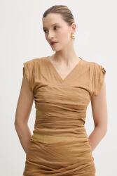 PINKO vászon felső - bézs 40