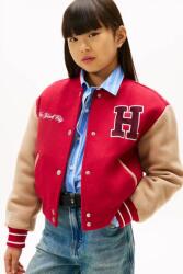 Tommy Hilfiger gyerek pamut hosszú ujjú pulóver - piros 152