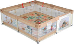 Moni GAMEZONE összecsukható járóka szőnyeggel, 60 labdával 180x200 cm BÉZS