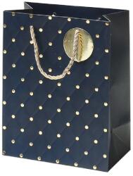 Rössler ajándéktasak (18x23x10 cm) kék, arany pöttyös, Look&feel (13691661000)