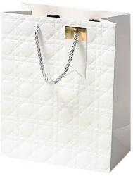 Rössler ajándéktasak (18x23x10 cm) fehér, arany pöttyös, Look&feel (13691662000)