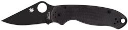 Spyderco PARA 3 G-10 BLACK BLACK BLADE PLAIN C223GPBK EDC Zsebkés (PR-C200435710)