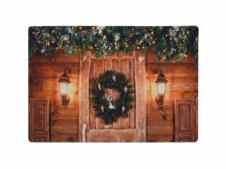  Karácsonyi lábtörlő RUSTIC WELCOME 38x58 cm - több változatban Változat: Koszorú